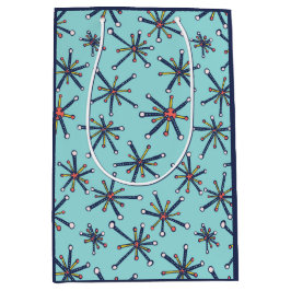 Kemisk molekyl Retro Modern Abstrakt Mönster