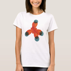 Kemisk Orange av geometan T-shirt