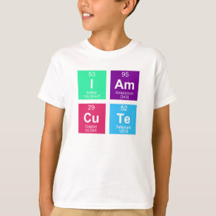 Kemisk periodisk bord av inslag: IAmCuTe Tee Shirt