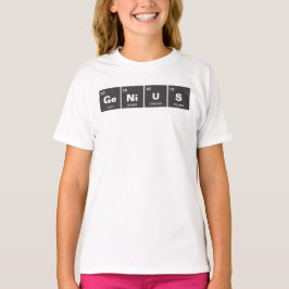 Kemisk periodisk bord i inslag: GeNiUS Tee
