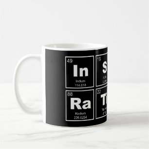 Kemisk periodisk bord i inslag: InSPIRaTiON Kaffemugg