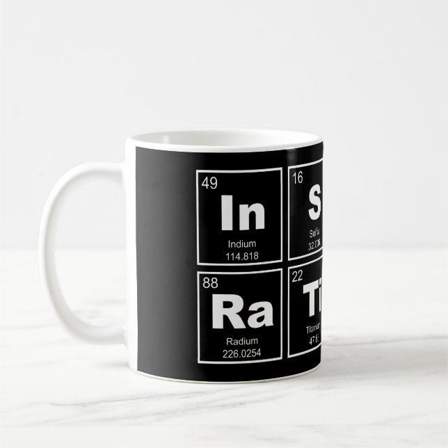 Kemisk periodisk bord i inslag: InSPIRaTiON Kaffemugg (Vänster)