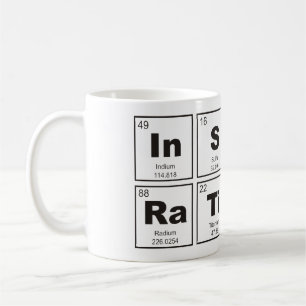 Kemisk periodisk bord i inslag: InSPIRaTiON Kaffemugg