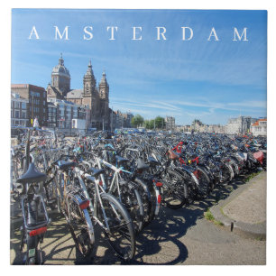 Kemisk plattor i Amsterdam Kakelplatta