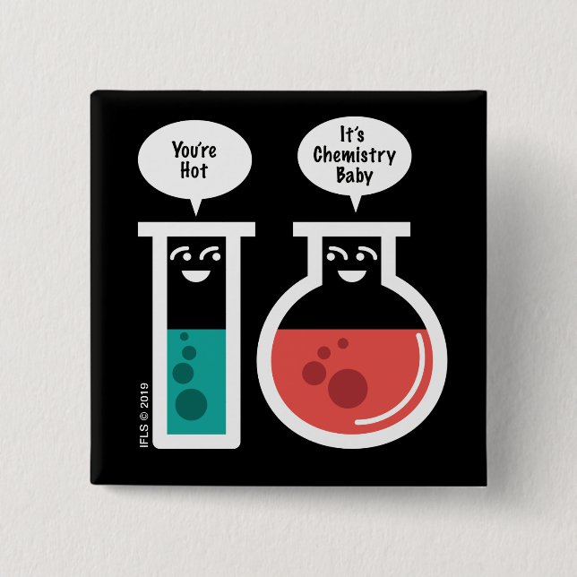 Kemisk reaktion knapp (Framsida)