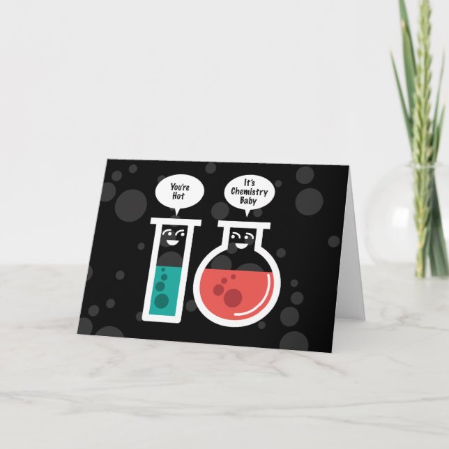 Kemisk reaktion kort (Framsida)