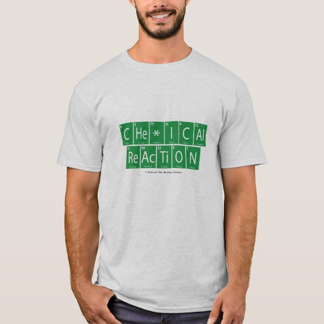 Kemisk reaktion t shirt (Framsida)