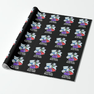 Kemisk reaktionsfunny kemi Mörk BG Presentpapper