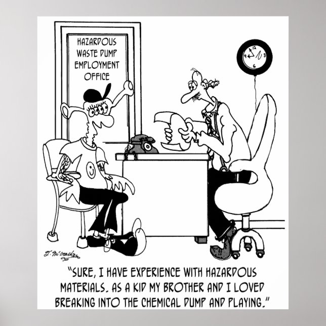 Kemisk Tecknad 8791 Poster (Framsidan)