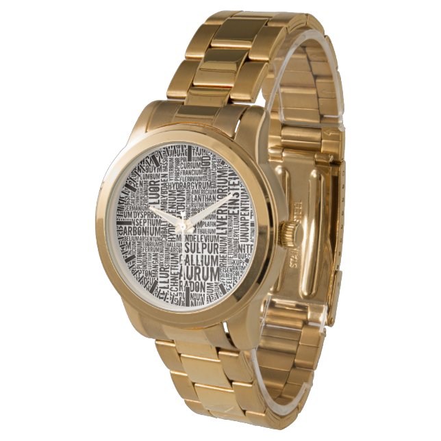 Kemiska Element Armbandsur (Vinklad)