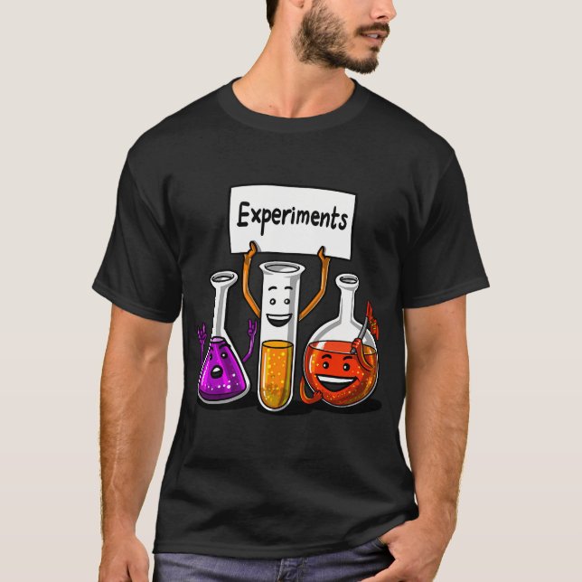 Kemiska experiment t shirt (Framsida)
