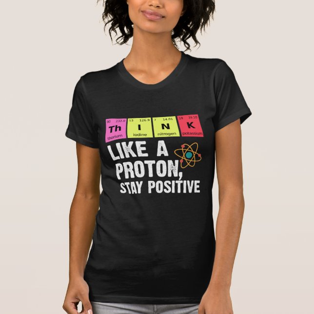 Kemiska fysiker Lärare i Student Proton Scienc T Shirt (Framsida)