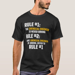 Kemiska Ingenjör regeltekniska gåvor T Shirt