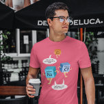 Kemiska lärarfacket Coworking Chemical Inslag Gag T Shirt<br><div class="desc">Förbered din inre vetenskapliga nörd med den här jävla kemi-t-shirt som säkert utlöser reaktioner var du än går. Den här skjortan har en klok periodisk pun från bord och förenar humor och utbildning i en snyggt paket. Konstruktionen visar upp noggrant arrangerade symboler i inslag som beskriver en kemiskt relaterad gåva,...</div>