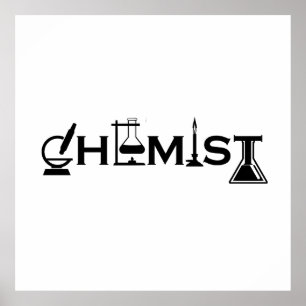 Kemiska, roliga kemistiska gåvor poster