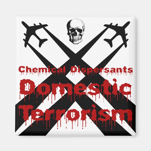 Kemiska spridare är Domestic terrorism Magnet (Framsidan)