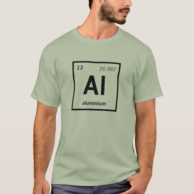 Kemiskt aluminium t-shirt (Framsida)