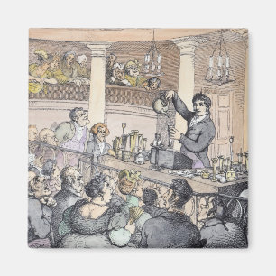 Kemiskt föreläser, c.1809 magnet