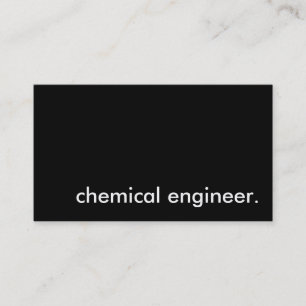 kemiskt ingenjör. visitkort