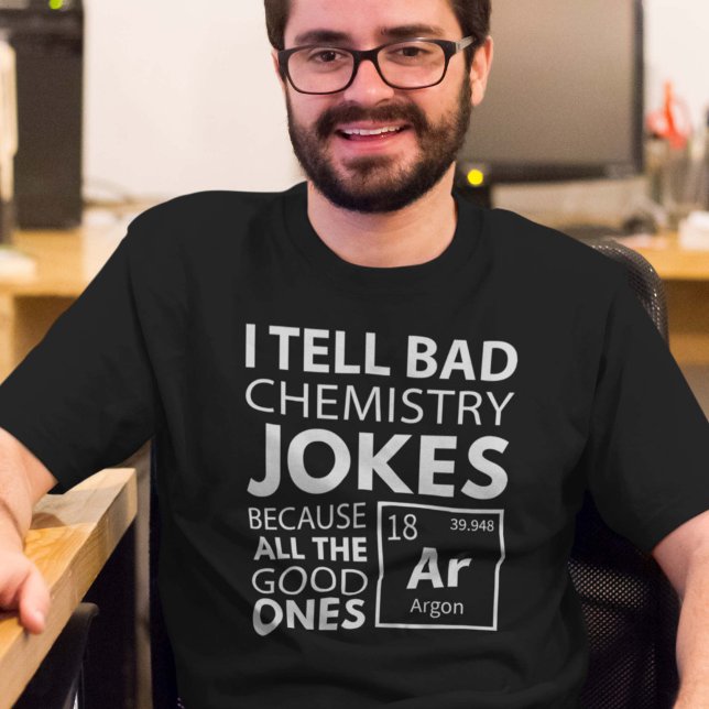 Kemiskt Jokes Argon T Shirt (Skapare uppladdad)