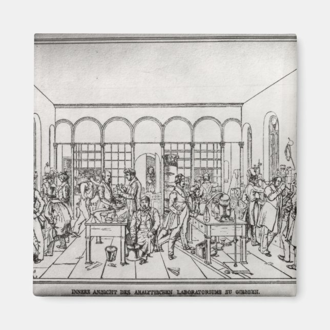 Kemiskt laboratorium i Baron Justus von Liebig Magnet (Framsidan)