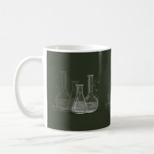 kemiskt laboratorium kaffemugg