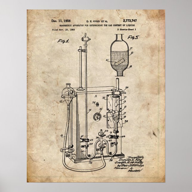 Kemiskt patent poster (Framsidan)