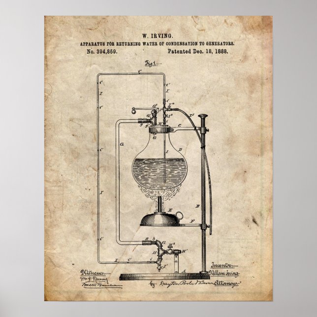 Kemiskt patent poster (Framsidan)