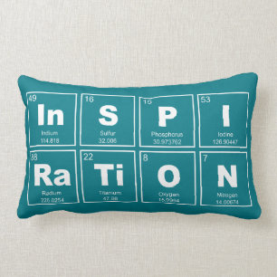 Kemiskt periodiskt bord av inslag: Inspiration Lumbarkudde
