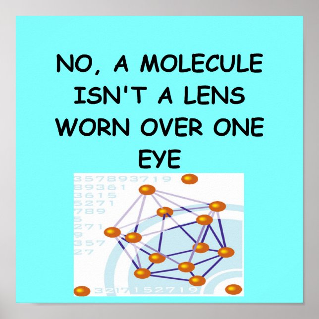 kemiskt skämt poster (Framsidan)