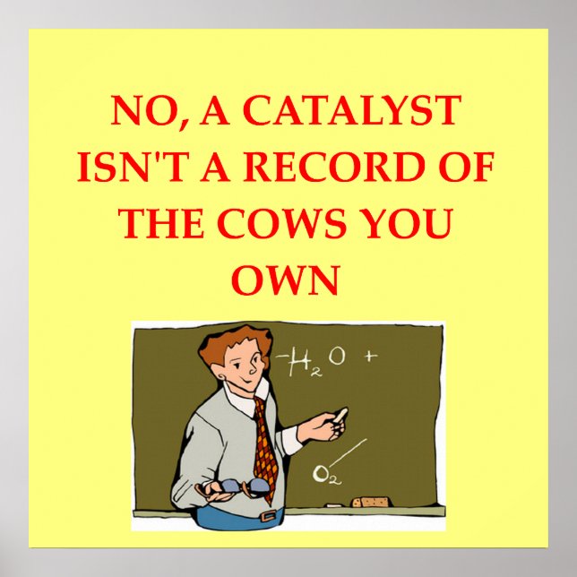 kemiskt skämt poster (Framsidan)