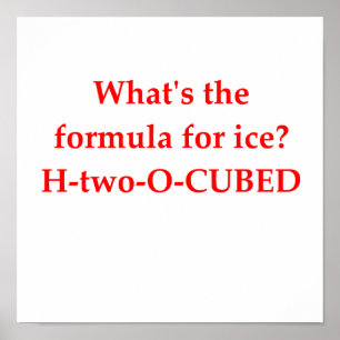 kemiskt skämt poster