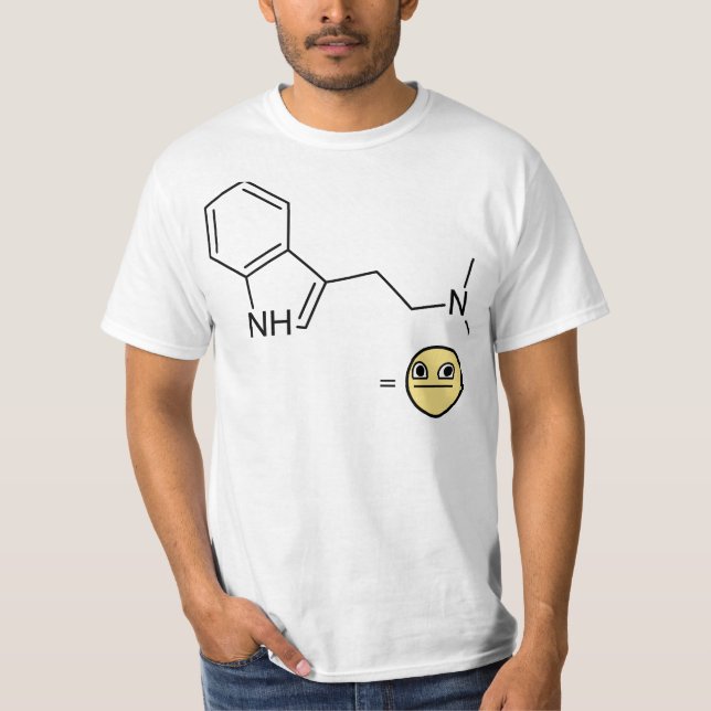 Kemiskt strukturera av DMT Tee (Framsida)