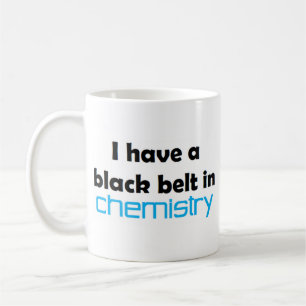 Kemiskt svart bälte kaffemugg