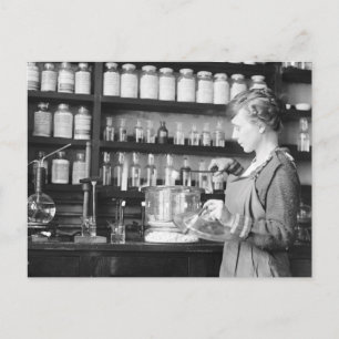 Kemist, 1919 vykort