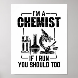 kemist Science Chemistry Studenter Gifts Poster