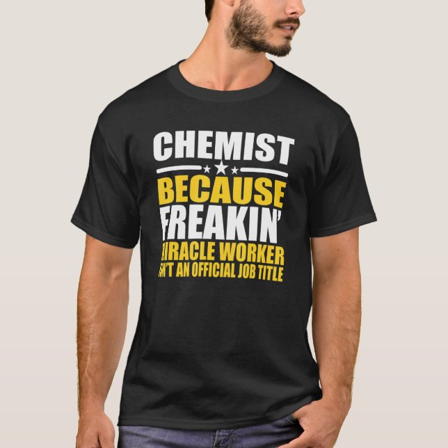 Kemister för kollega t shirt (Framsida)