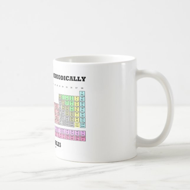 Kemister gör det periodvis med bord kaffemugg (Höger)