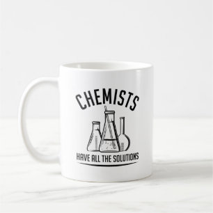 Kemister har alla lösningar kaffemugg