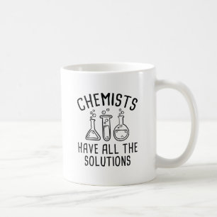 Kemister har alla lösningar kaffemugg