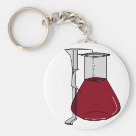 Kemister, kemi Beakers testtuber Solutions Nyckelring