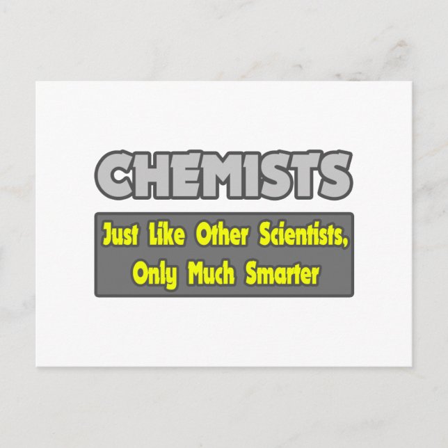 Kemister.. Smartare Vykort (Framsida)