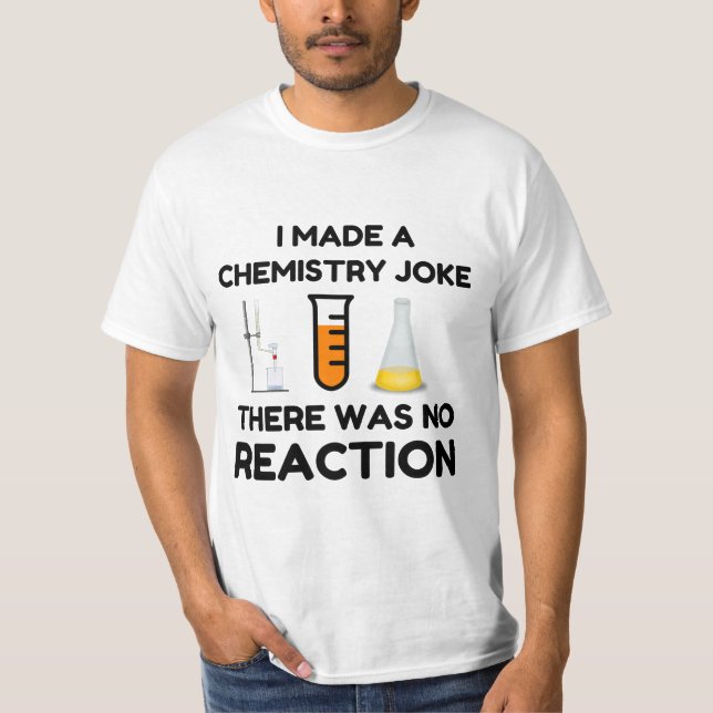 Kemistiskt skämt från älskare vid Ley Science T Shirt (Framsida)