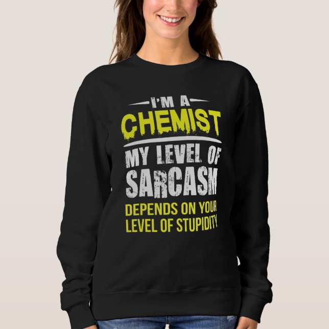 Kemistnivå i Sarcasm T Shirt (Framsida)