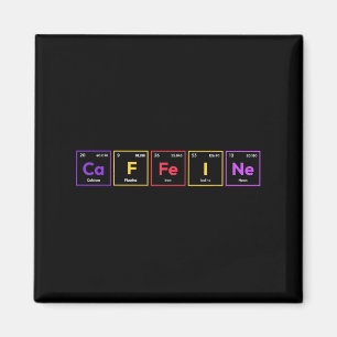 Kemistor för koffeinmolekylkaffe Kemistor Magnet