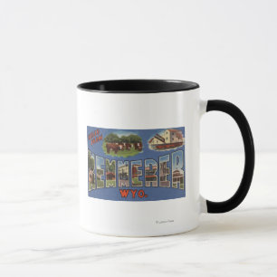 Kemmerer Wyoming - stora brevplatser Mugg