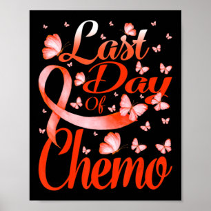 Kemo Leukemi Awareness Butterfly Poster