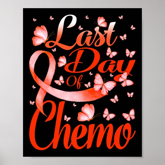 Kemo Leukemi Awareness Butterfly Poster (Framsidan)