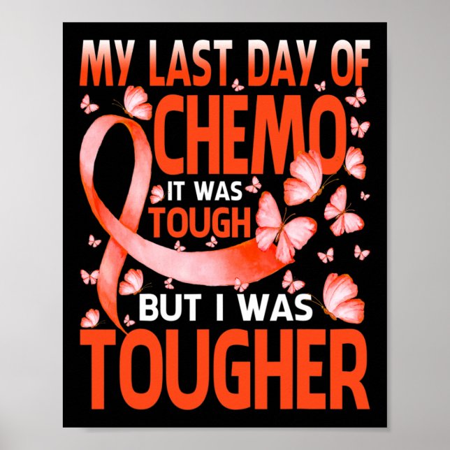 Kemo Leukemi Awareness Butterfly, sista dagen Poster (Framsidan)