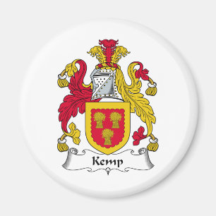 Kemp familjvapensköld magnet